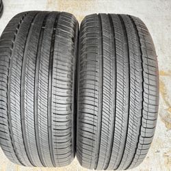 Two Premium Tires 275/50/20 Michigan Primacy Your Like New With 90-95% Left Mercedes GL GLE GLS 