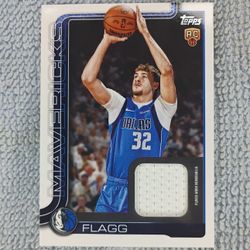 2025-26 Cooper Flagg Topps Basketball Player Worn Memorabilia Patch Rookie