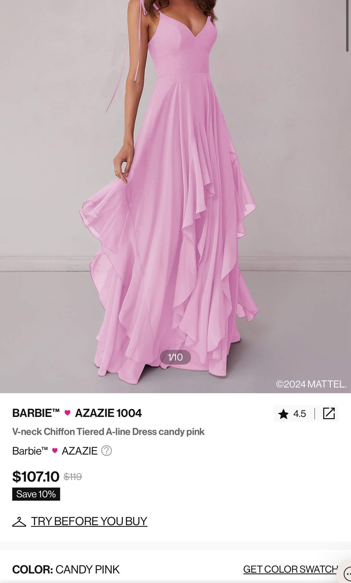 Barbie Bridesmaid Dress