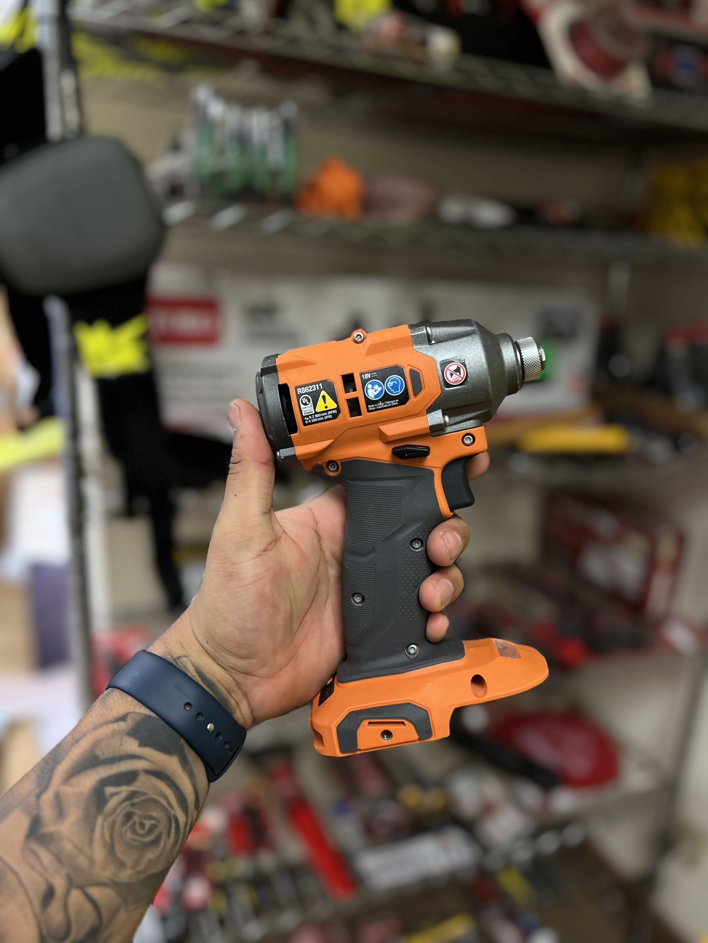 New RIDGID 18V Brushless Cordless Speed 1/4 Impact Driver