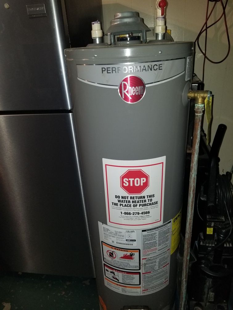 Rheem Hot Water Heater with Electric pilot