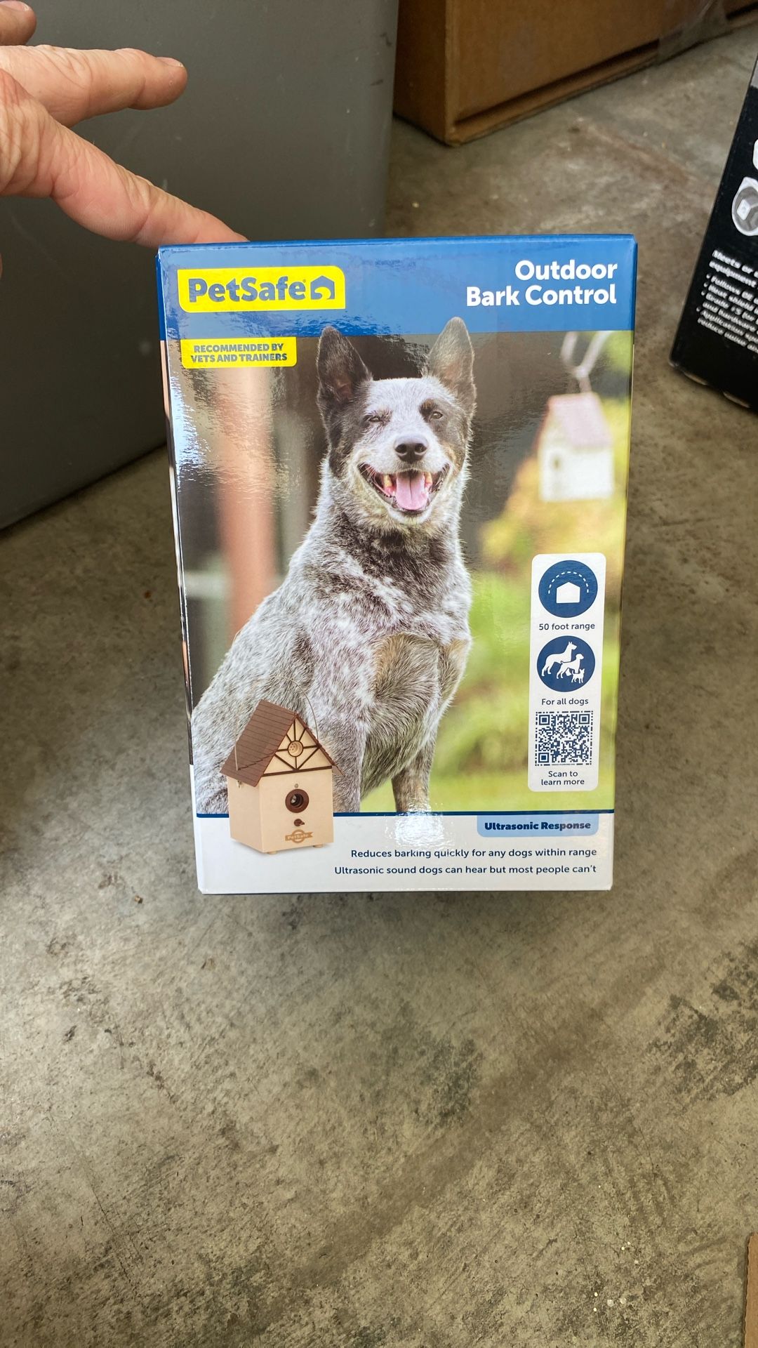 brand new never opened outdoor bark control