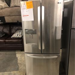 New Lg Stainless steel French door refrigerator