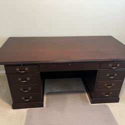 Desk And Credenza