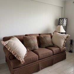 Brown Pull Out Sofa Couch
