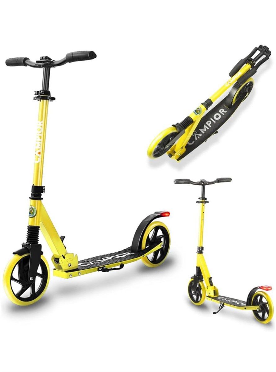 New In Box Kick Scooter for Ages 6+, for Kids, Teens, and Adults, Max Load 240 LBS, Foldable, 8-inch Big Wheels for Kids and Adults, with Kickstand, 3