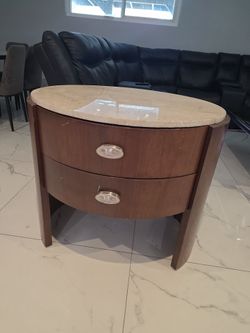 Marble top end tables