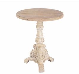Ophelia & Co. Wind MGO End Table With Solid Wood Top
