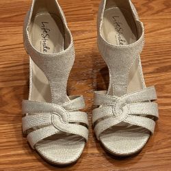 7.5 Wide Shiny Heels