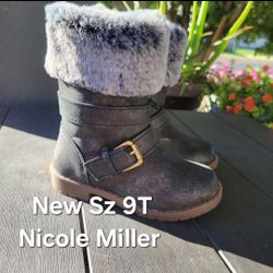 New Size 9T 9 Toddler NICOLE MILLER fashion Boots Nordstrom 