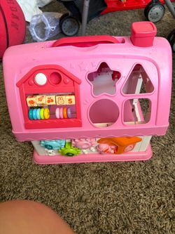 Pink learning toy