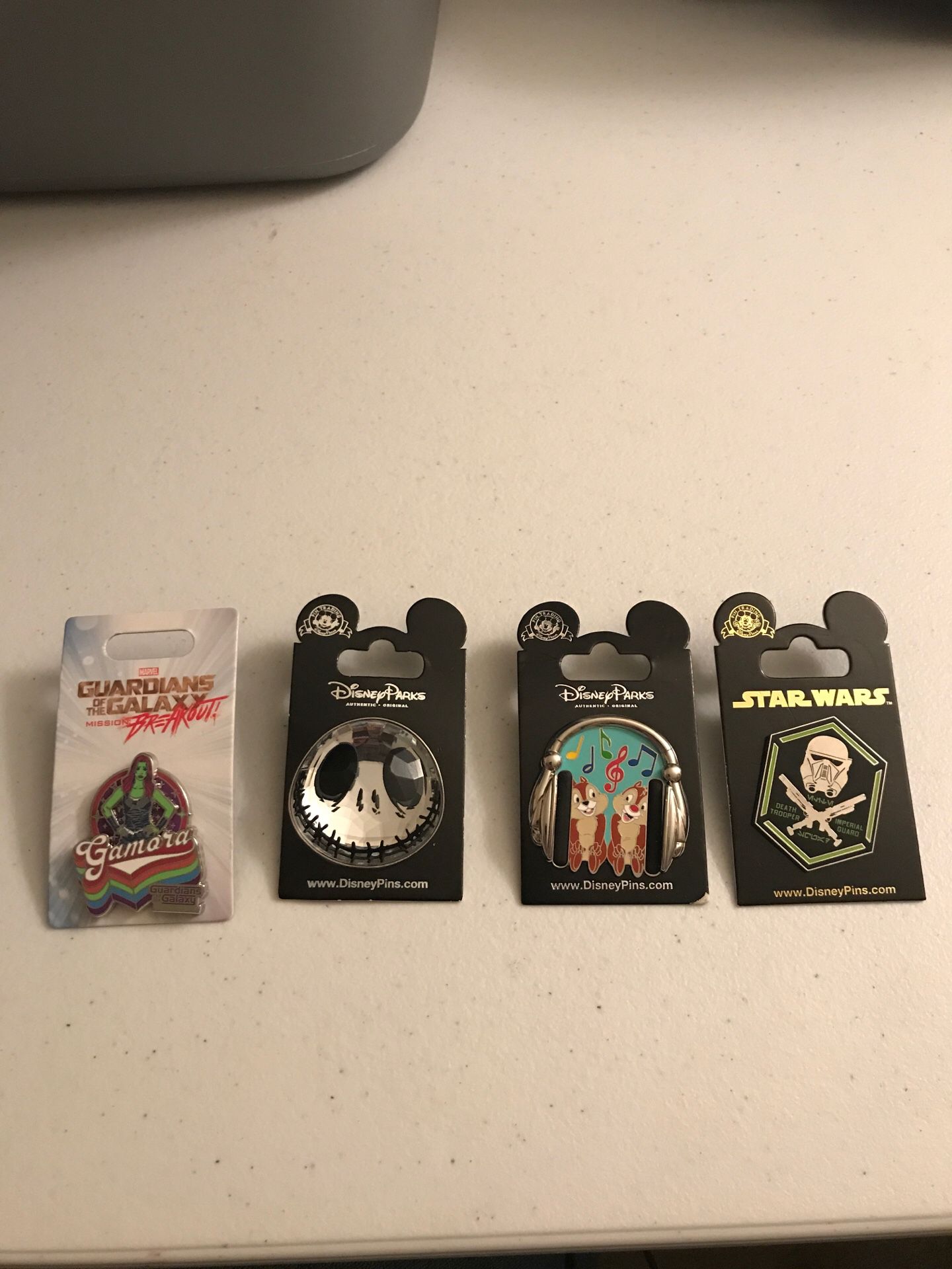 Star Wars Disney nightmare before Christmas guardians marvel chip dale pin lot