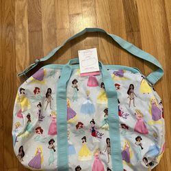 Brand NEW Pottery Barn Kids Disney Princess Real  Large Duffle Bag 