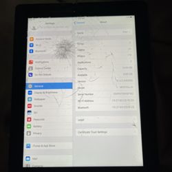 iPad 4 Cracked Screen, Comes With Screen Replacement Kit
