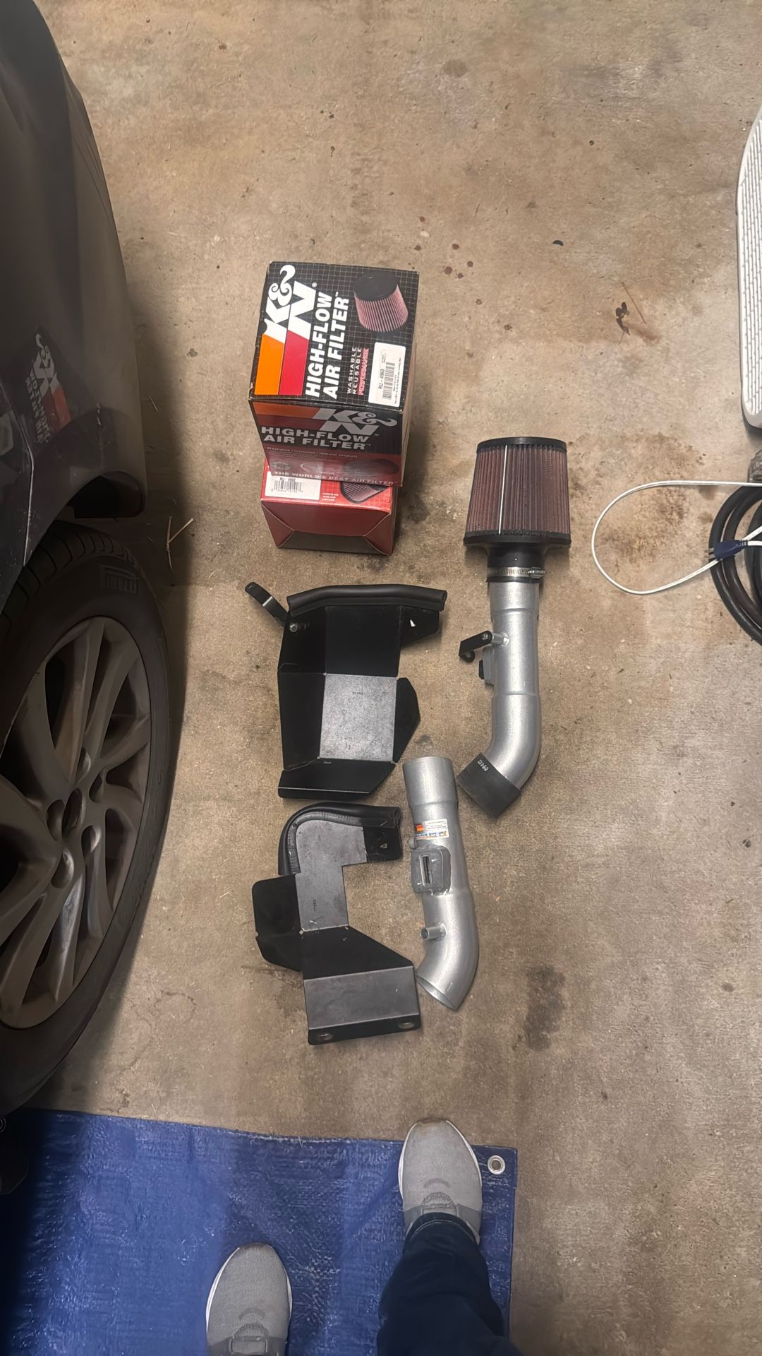 Air Intake System (2) K&N Dual