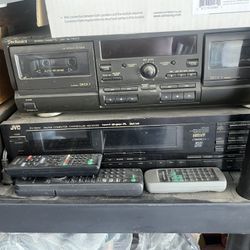 Stereo Unit.  Receiver, , Shuffle Player & DVD players 