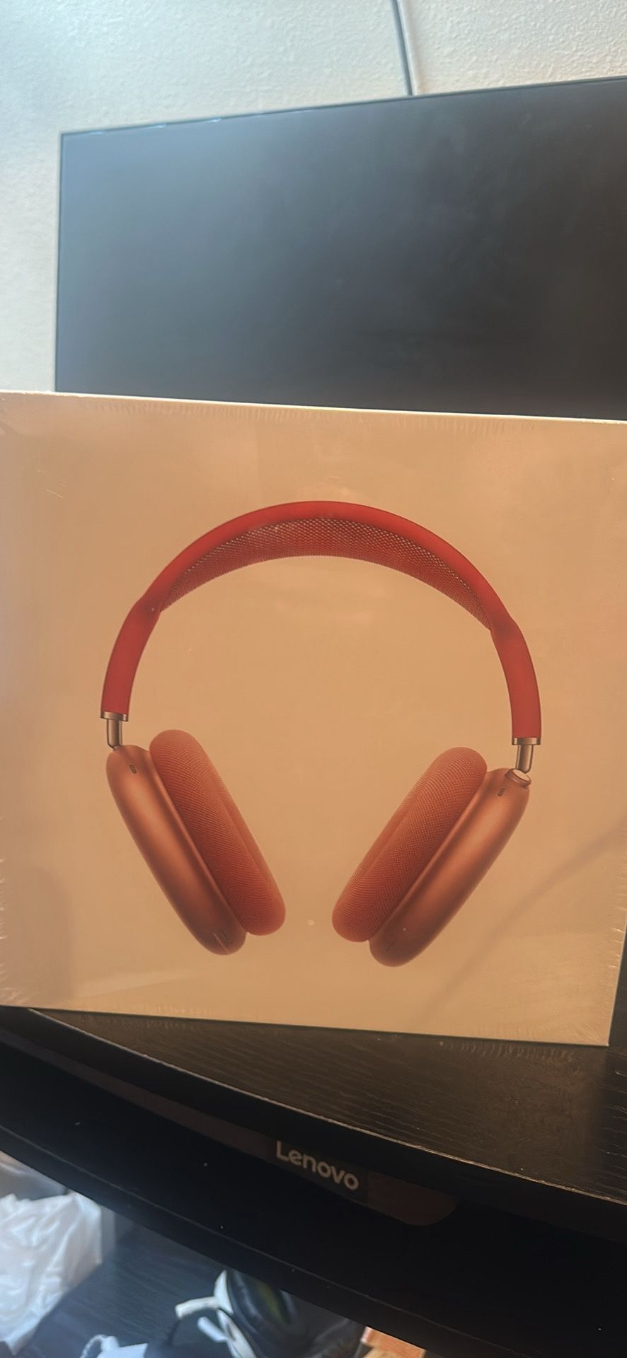 Red airpod maxes