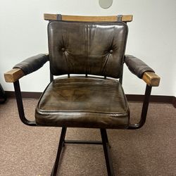 Antique Leather Chair 