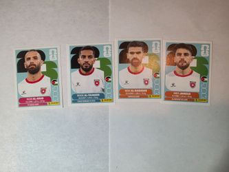 Panini FIFA World Cup 2026 Jordan National Team Stickers Set of 4