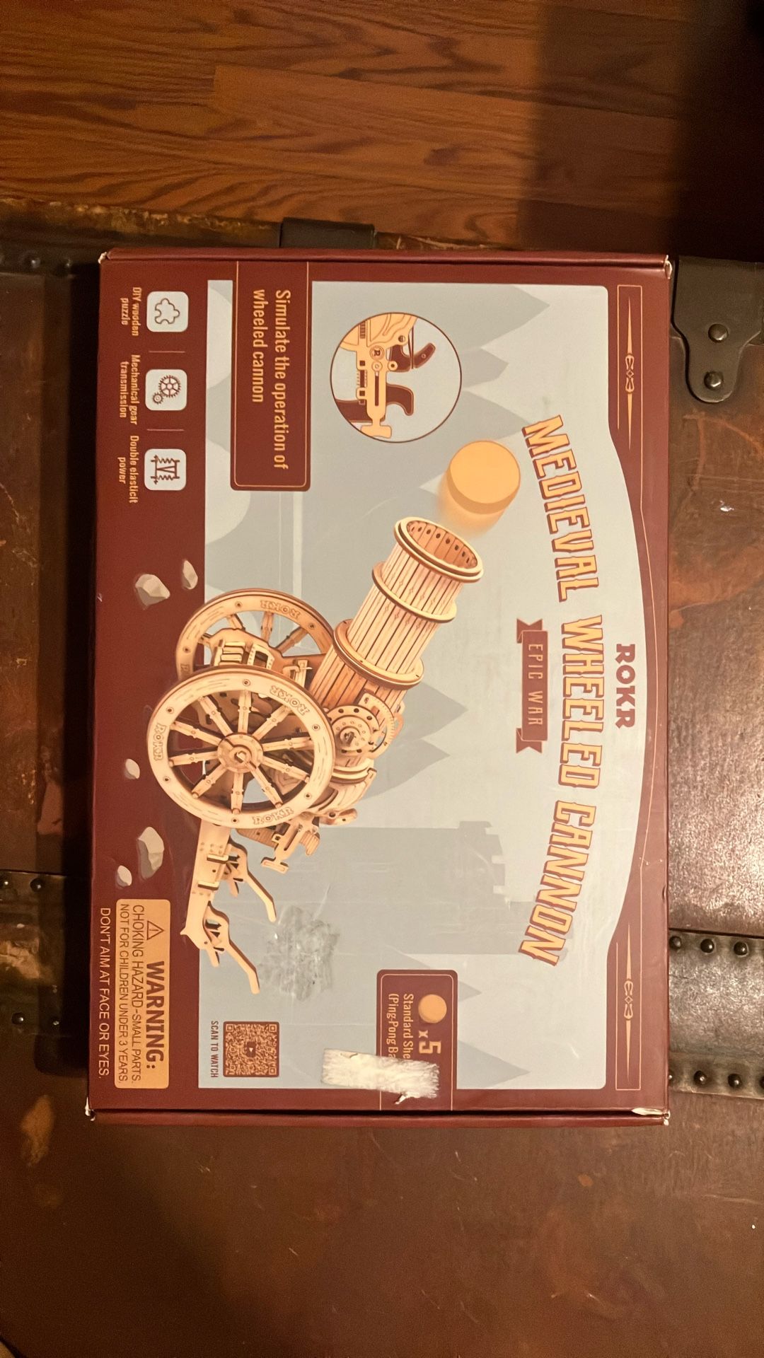 3D Puzzle Model Cannon