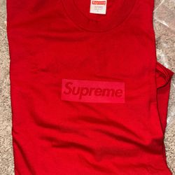 Supreme Red Tonal Box Logo Tee (Large)
