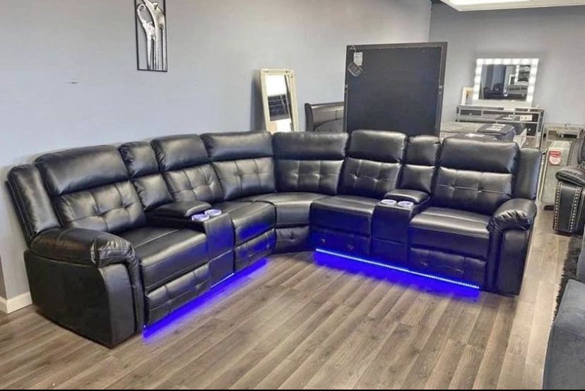 Brand New Power Recline Sectional