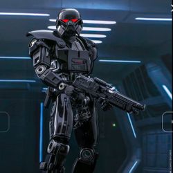 In Hand, Brand New, Never Opened Hot Toys - Star Wars - The Mandalorian - Dark Trooper - Sixth Scale ( 1/6) Figure - TMS032