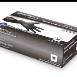 Black Nitrile Advance  Gloves 