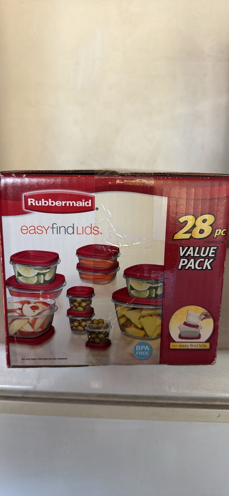 Rubbermaid 28 Piece Easy Find Lid Set