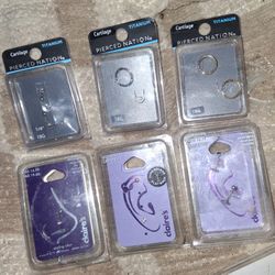 Assorted Brand New Piercings