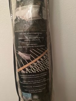 Cotton Rope Hammock with Spreader Bars