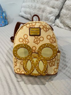 Loungefly Disney Parks Mickey Mouse Pretzel Mini Backpack