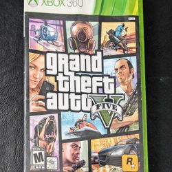 Grand Theft Auto V GTA 5 (Microsoft Xbox 360, 2013) Map included, No manual!