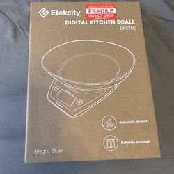 Etekcity 0.1g Food Scale with Bowl Digital Kitchen Weight Grams and Ounces for Cooking and Baking, Large Backlit Display, Silver/Stainless Steel