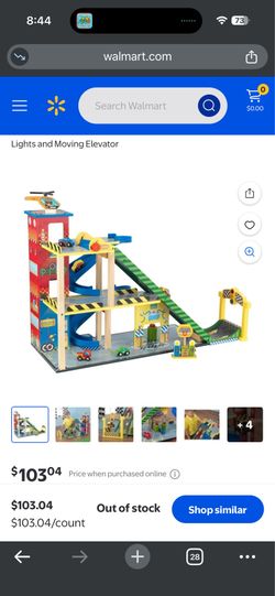 KidKraft Mega Ramp Wooden Racing Play Set