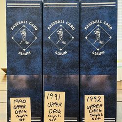 Baseball Complete Set *Upper Deck* 90*91*92*