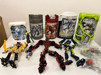 Lot of 8 LEGO Bionicle Sets
