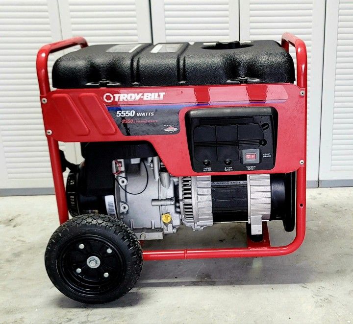New, Troy-Bilt 5550-Watts Portable Gas-Powered Generator