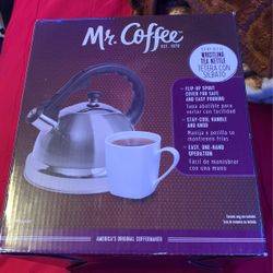 whistling tea kettle