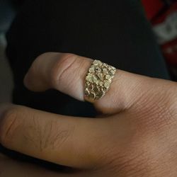 nugget ring 10k