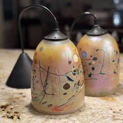 Hunter Hand-Blown Art Glass Pendant Lights