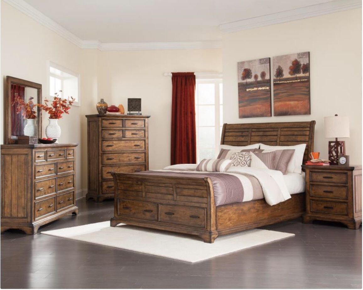 4 Pcs Queen Bedroom Set in Offer (203891)