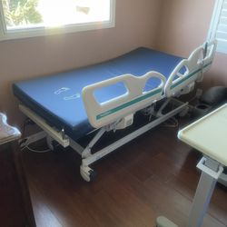 Electric Bed And Adjustable Tray