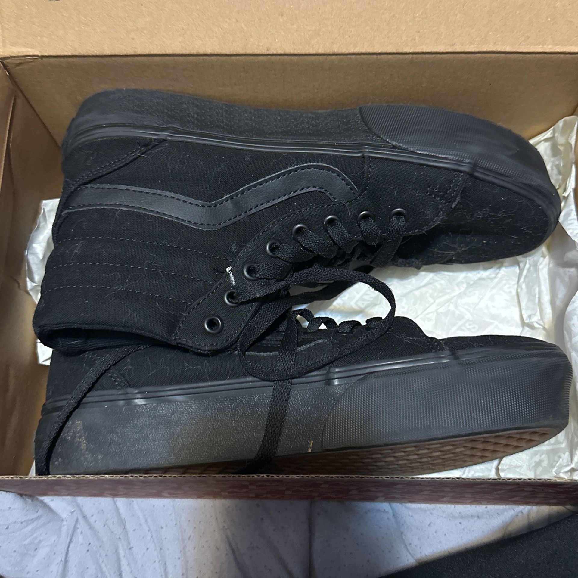 Platform Vans High Tops Size 8.5