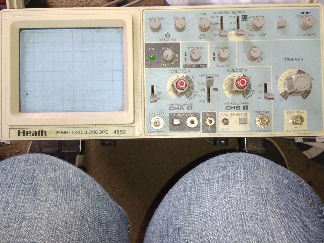 Heath Oscilloscope 4552 25 Mgh