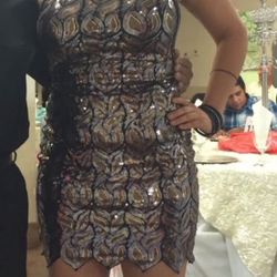 Bebe Sequin Dress 