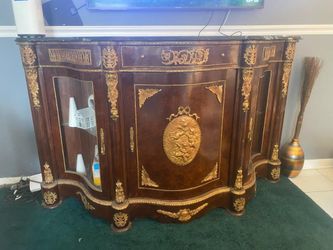 Ornate Hall Cabinet