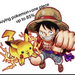 Buying Your Pokemon And One Piece Cards