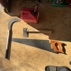 Hand Tools Gas Tank Saw Axe Etc