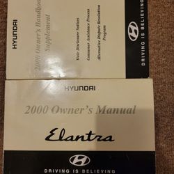 2000 Elantra Books Manual